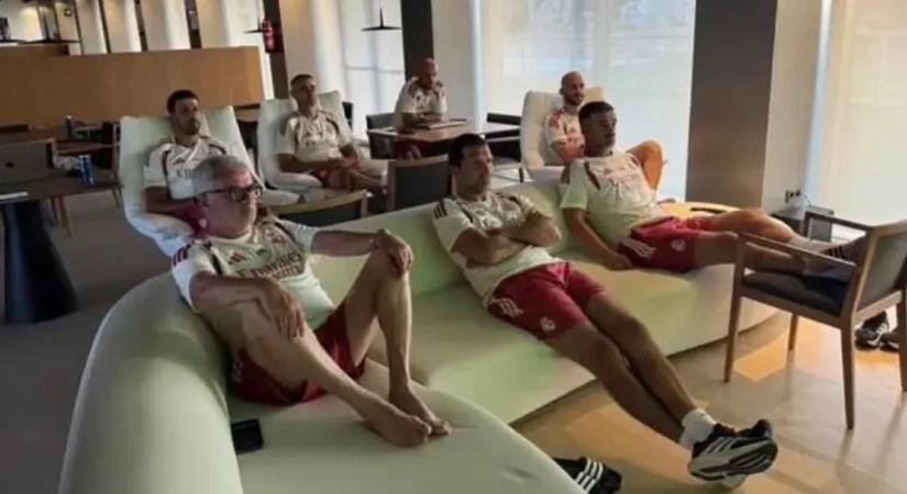 Mourinhóék sem hagyták ki a francia–spanyol vb-elődöntőt – fotó