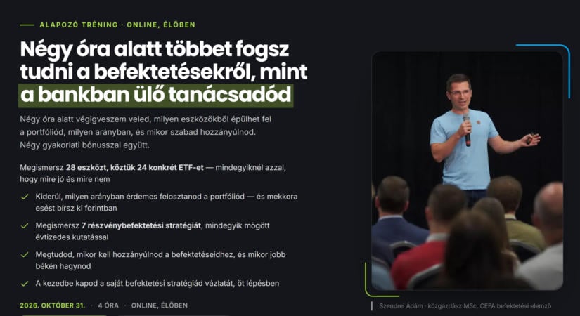 Online pénzügyi tréning kevés pénzért