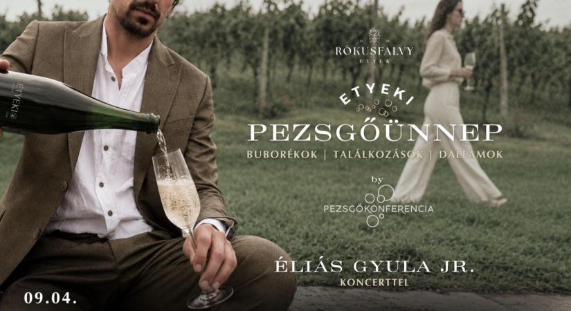 Olimpiai bajnok, népszerű rádiós, sommelier bajnok is részt vesz az Etyeki Pezsgőünnepen