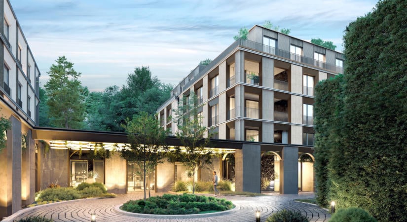 Rejtett oázis születik a Gellért-hegy lábánál, elindult a Gellért Verdant Residences értékesítése