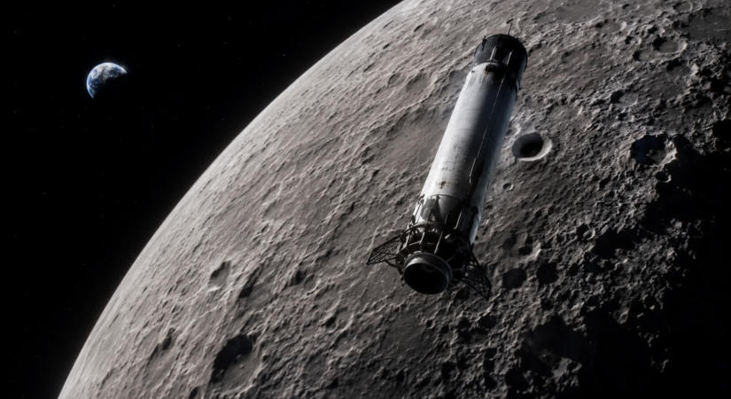 A SpaceX Falcon-9 rakéta második fokozata becsapódott a Holdba
