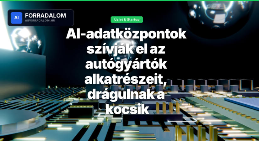AI-adatközpontok szívják el az autógyártók alkatrészeit, drágulnak a kocsik
