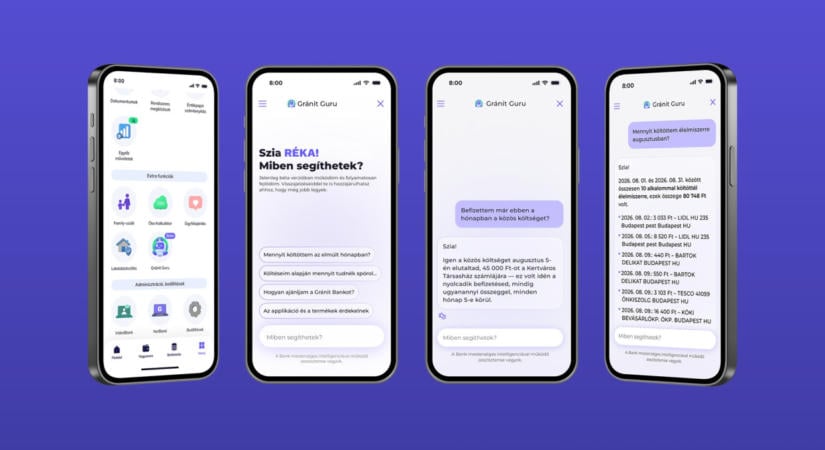 Itt a jövő: a nap 24 órájában áll rendelkezésre a Gránit Bank chat-alapú mobilbankára
