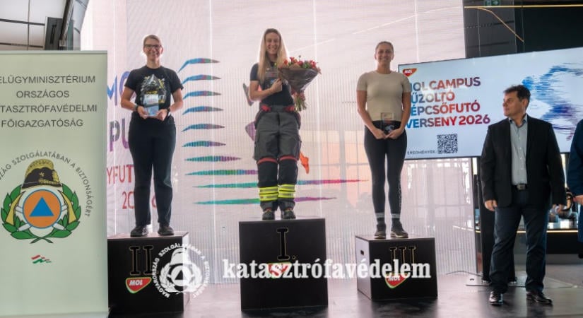 Három győzelmet ünnepelhettek a jászárokszállási tűzoltók a lépcsőfutó-bajnokságon