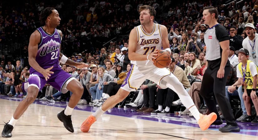 NBA: Doncic fantasztikusan játszott, ilyen produkció még nem volt a Lakers történetében