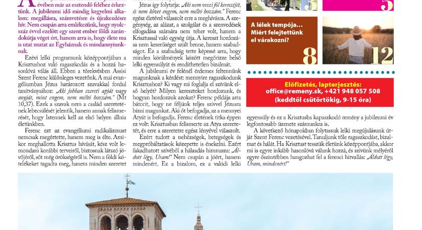 Tanévzáró írásokkal jelenik meg a Remény hetilap június végi száma