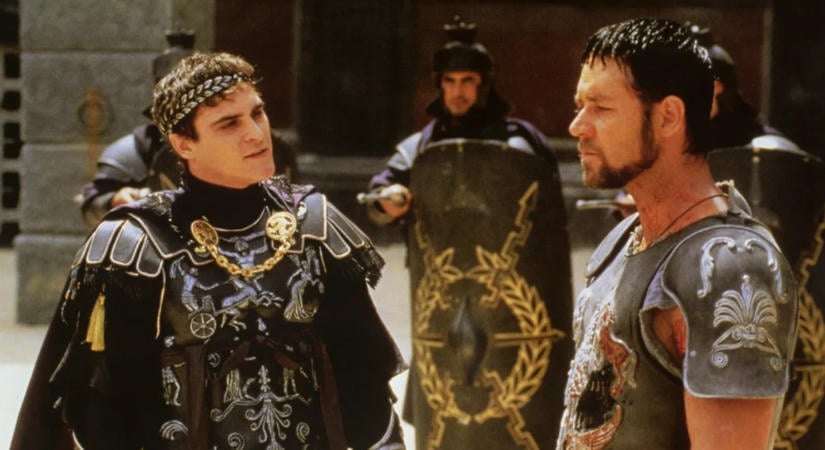 Joaquin Phoenix már jelmezben volt, amikor majdnem kiszállt a Gladiátorból