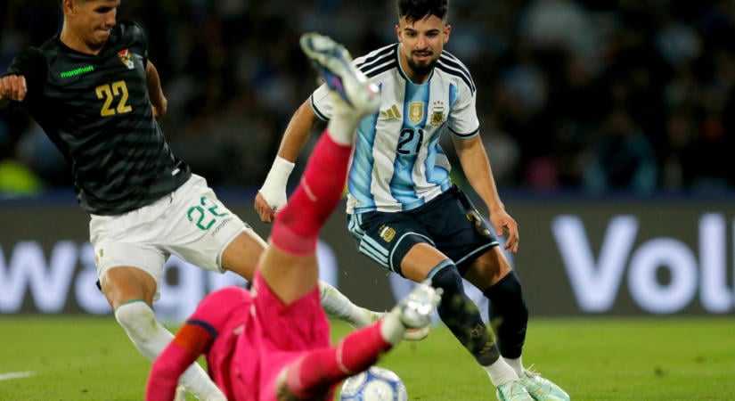 Immár a „díszdoktor” Messi nélkül nyertek simán az argentinok