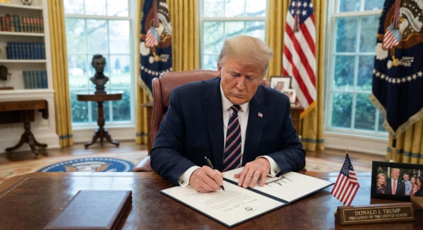 Trump aláírta az új orosz szankciócsomag feloldásáról szóló elnöki rendeletet