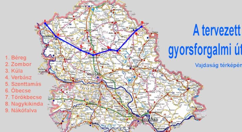 Döcögősen halad a Vajdaság mosolya gyorsforgalmi út építése
