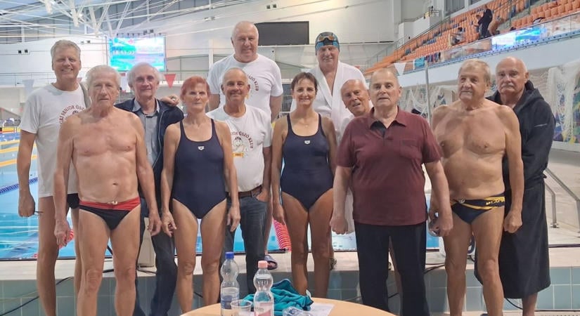80 évesen az ob-n írt történelmet Hatvani János egri úszó