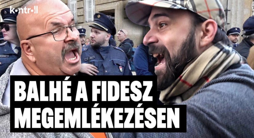 Bede Zsolték ellentüntetőkre támadtak a Fidesz megemlékezésén, Kubatov "megoldóembere" volt a nyugtató