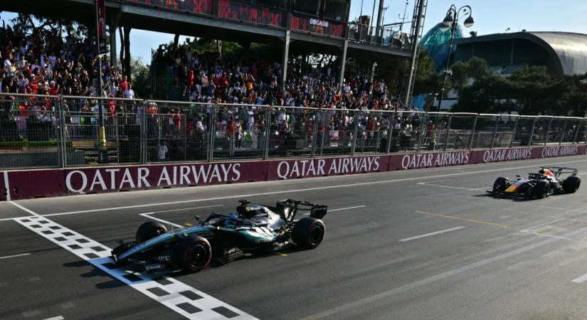 Russell uralta a káoszt Bakuban, Verstappen sem tudta elvenni tőle a győzelmet