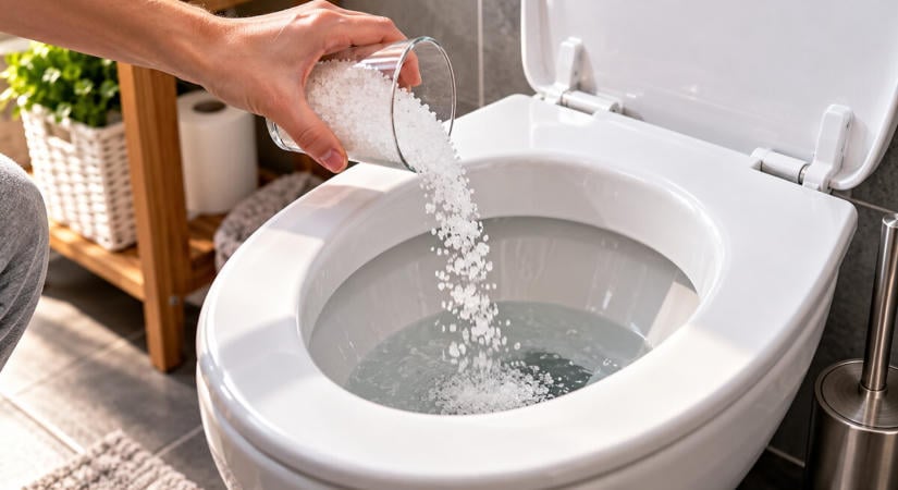 Ezért öntenek a vízvezeték-szerelők sót a wc-be