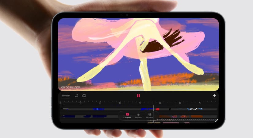 A 128 GB-os tárhely maradt, de már OLED virít az iPad mini elején