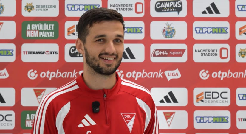A DVSC középpályása bevallotta: nehezebb az NB I, mint amire számított