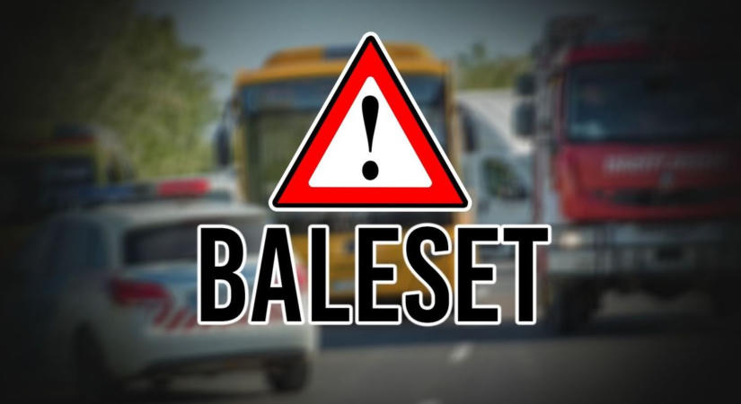 Személygépkocsi és kisteherautó ütközött a leveleki kereszteződésben – félpályás az útzár!