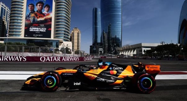 ÉLŐ: Az F1-es Azerbajdzsáni Nagydíj második szabadedzése