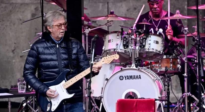 Eric Claptont koncert közben találta el egy tárgy – a legenda nem tért vissza