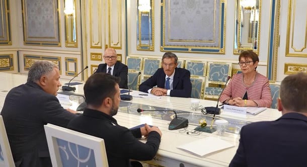 Zelenszkij az EBRD elnökével tárgyalt