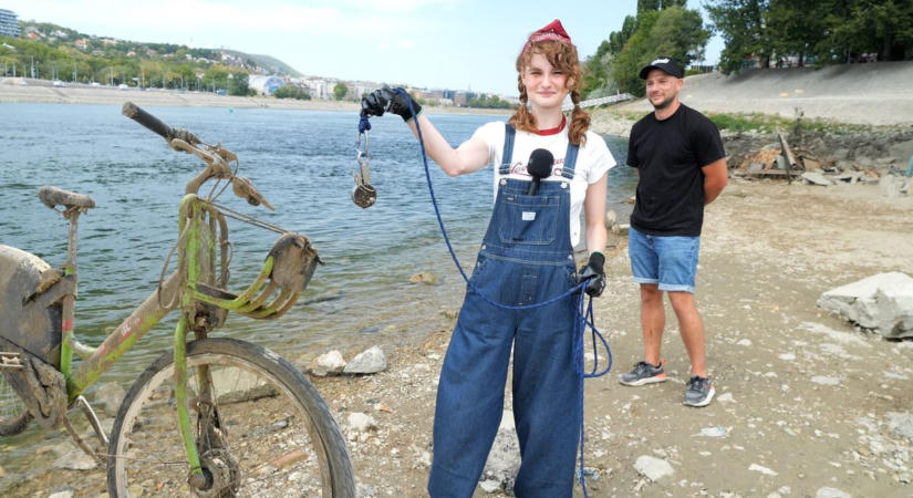 A felnőttek kincsvadászata: Mágnessel vágtunk neki a Dunának – videó