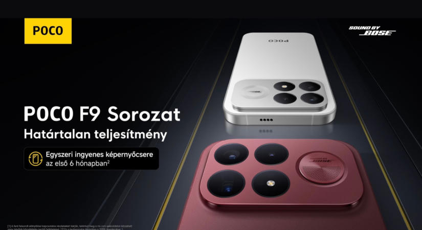A POCO bemutatja a POCO F9 sorozatot: sokoldalú csúcsteljesítmény és 185 FPS-es játékélmény