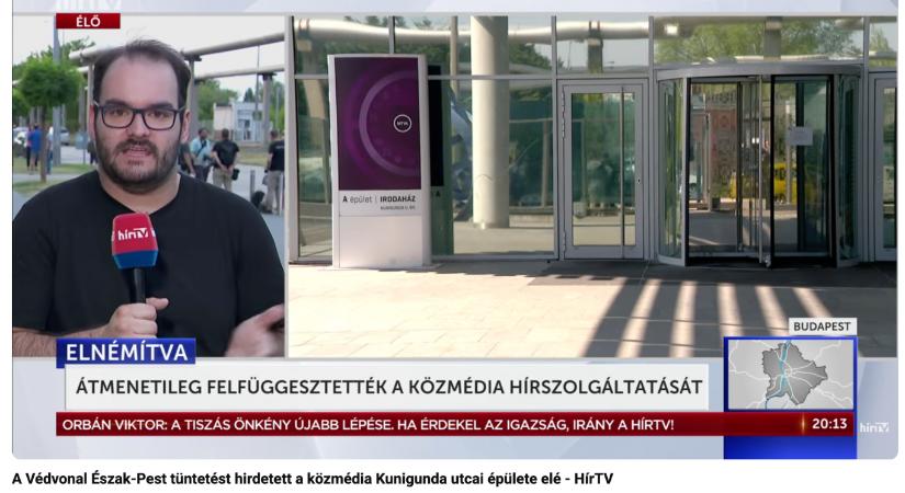 A Fidesznek kellett helyre tennie a Hír Tv-t, ami benézett egy viccoldalt