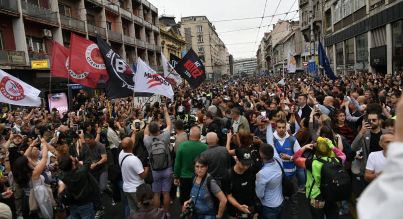 A győztesek felvonulása