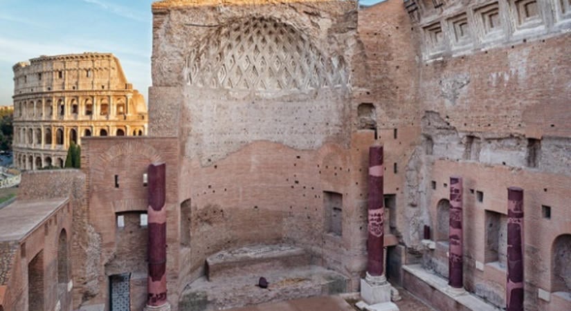 Róma ókori templomát a magyar nemzeti színekkel világítják meg október 23-án