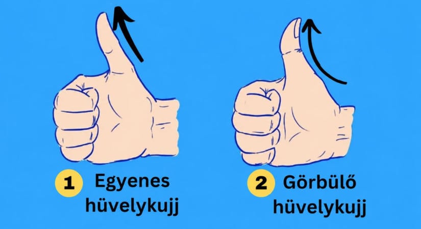 Mutasd a hüvelykujjad, és megmondjuk, milyen ember vagy valójában: kiderül, mi lakozik benned
