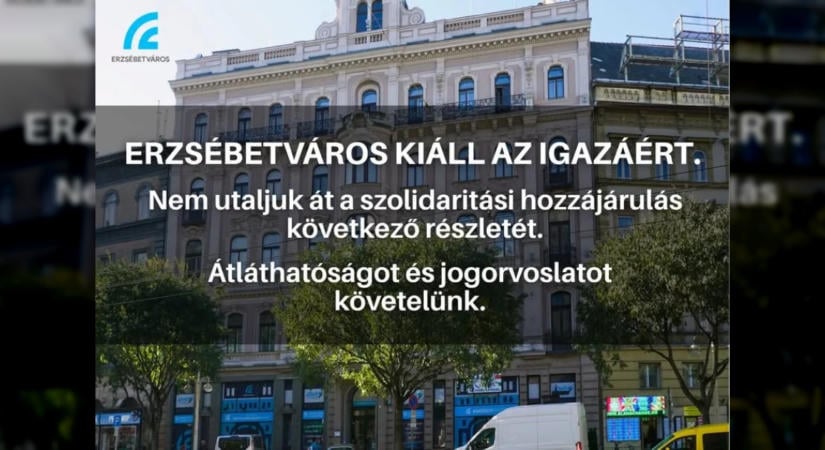 Niedermüller Péter: Nem utalja át a szolidaritási hozzájárulást Erzsébetváros