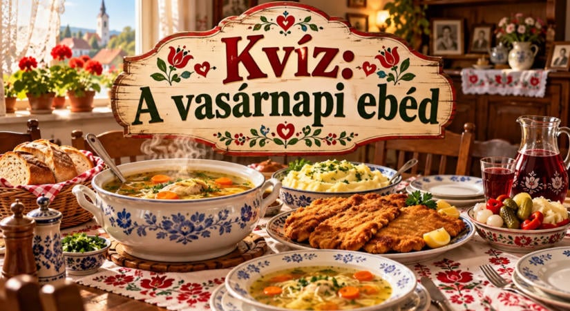 Kvíz: A vasárnapi ebéd