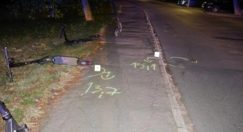 Ittasan indult útnak a rollerrel - járdaszegély állította meg a férfit