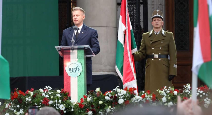 Magyar Péter: Toroczkai döbbenetes mélységbe süllyedt október 23-án