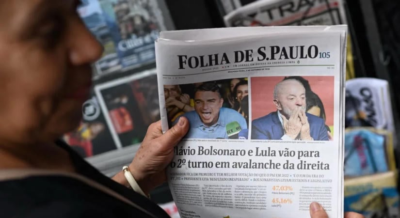 Brazília: a konzervatív Flávio Bolsanaro pártja elismerte Luiz Inácio Lula da Silva elnök választási győzelmét