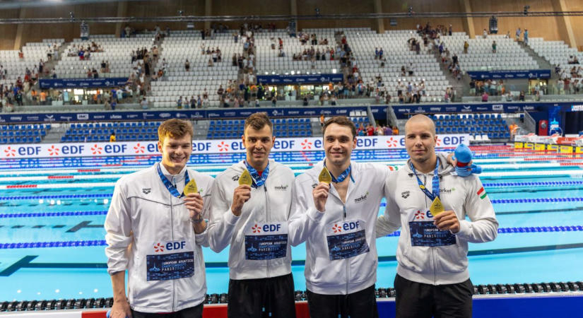 Kiderült, mennyit keresett Kós Hubert és Milák Kristóf a párizsi vizes Eb-n