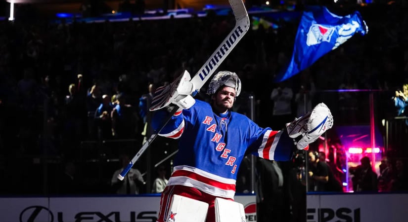 NHL: először ütött gólt kapus a New York Rangers történetében – videó