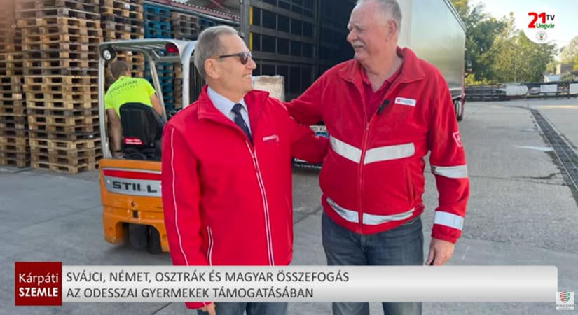 Svájci, német, osztrák és magyar összefogás az odesszai gyermekek támogatására – (videó)