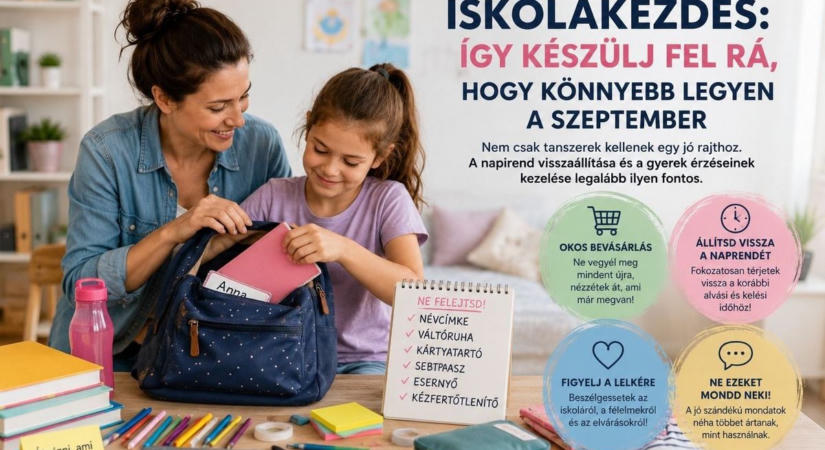 Az első iskolanap után jöhet csak az igazi nehézség