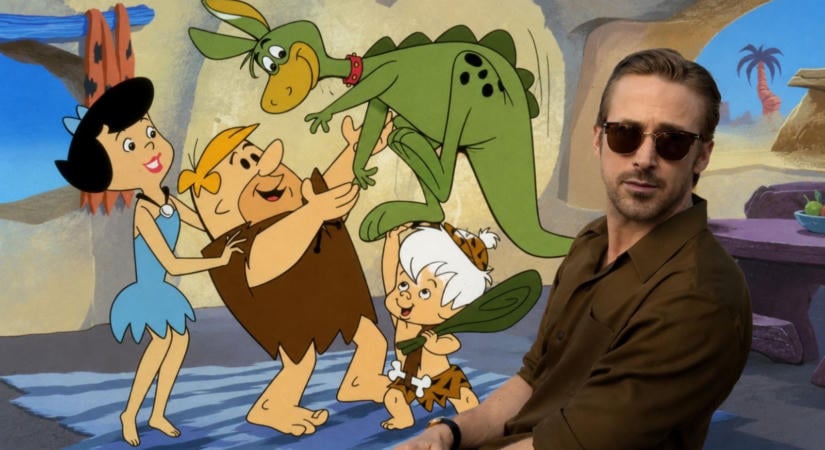 Ryan Gosling nagy dobásra készül: Élőszereplős Flintstones-filmen dolgozik!