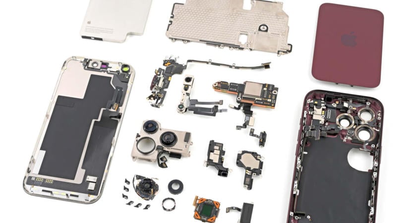 Az iFixit darabokra szedte az iPhone 18 Pro és 18 Pro Max modelleket
