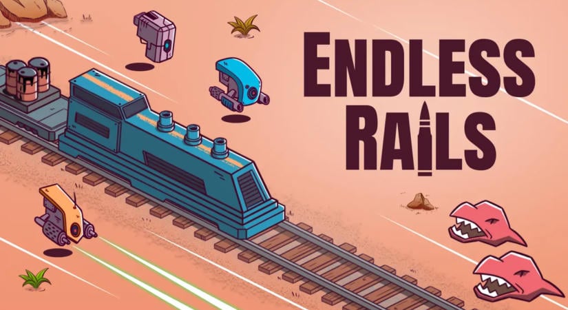 Könnyed roguelite vonatos lövöldözést kínál az Endless Rails