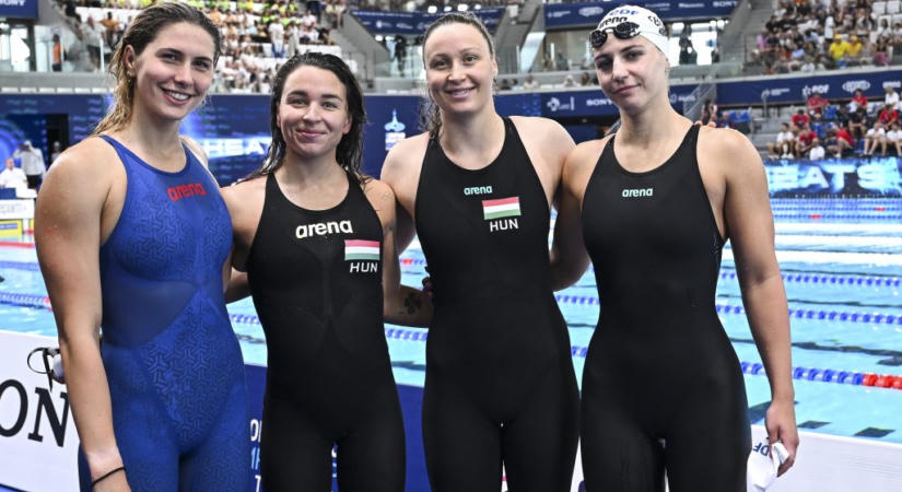 Európa-bajnoki ezüstérmet nyert a női gyorsváltó