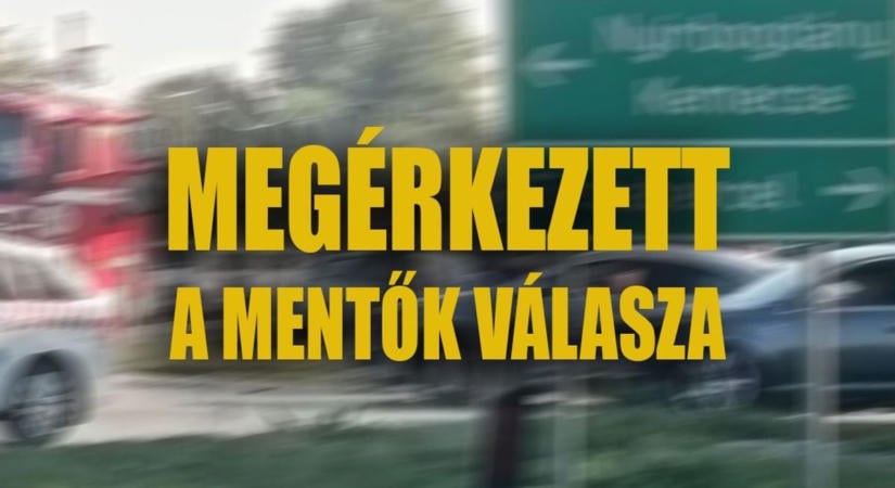 Baleset történt Kótaj és Kemecse között: reagáltak a mentők a sérült állapotát illetően