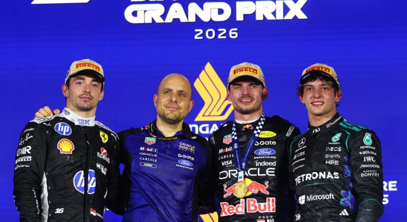 Verstappen a rádióhibáról: Talán GP örült, hogy nem működött!