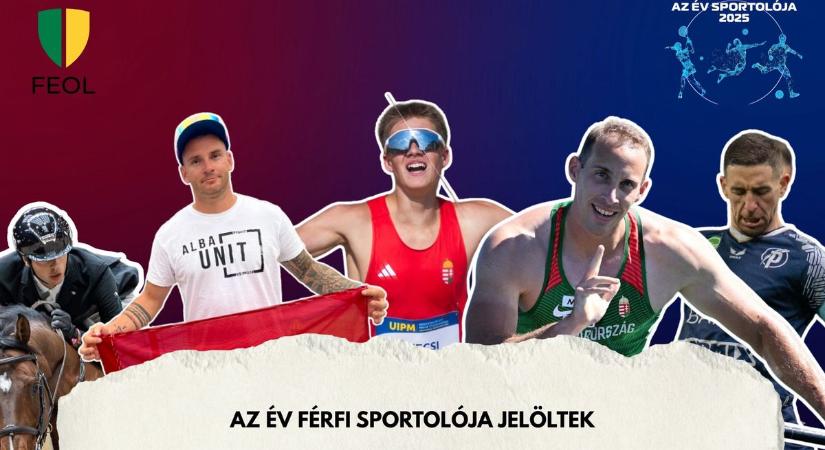 Íme az Év sportolója 2025 közönségszavazás Év férfi sportolója címének jelöltjei