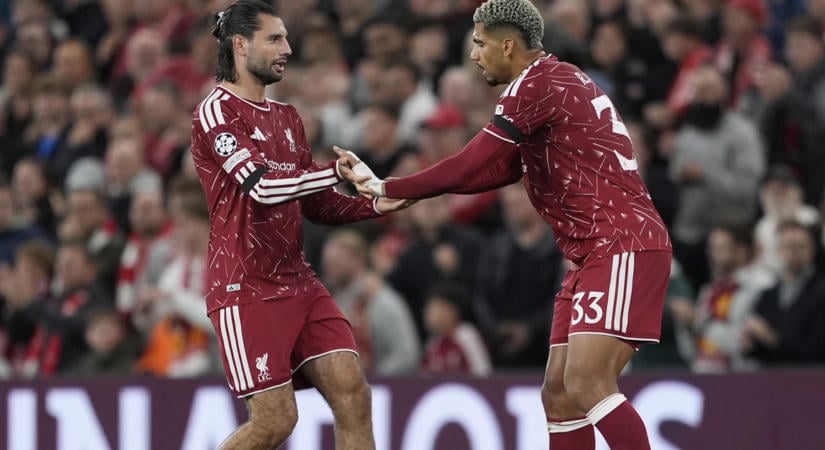 „Amint megérkeztem ide, rögtön láttam rajta...” – a Liverpool klasszisa a sajtónak áradozott Szoboszlairól