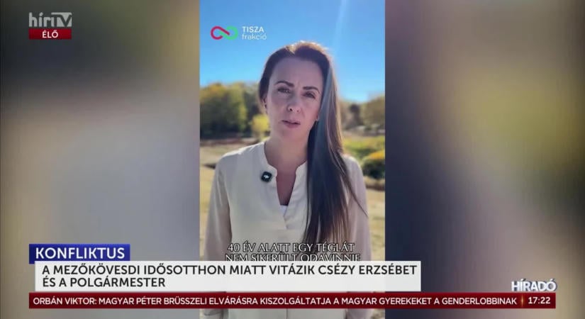 Konfliktusba keveredett a tiszás Csézy Erzsébet