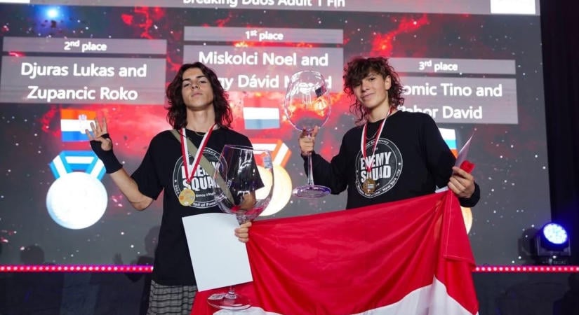 Két aranyérmet is elhoztak a pécsi breakes srácok a világbajnokságról!