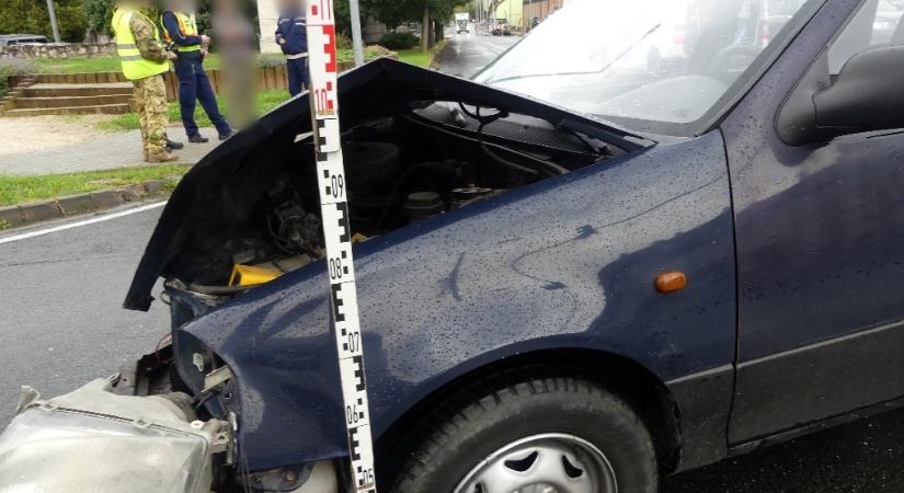 Két autó ütközött össze Zalaegerszegen